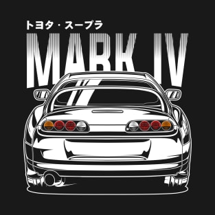 Toyota Supra Mk4 (White Print) T-Shirt