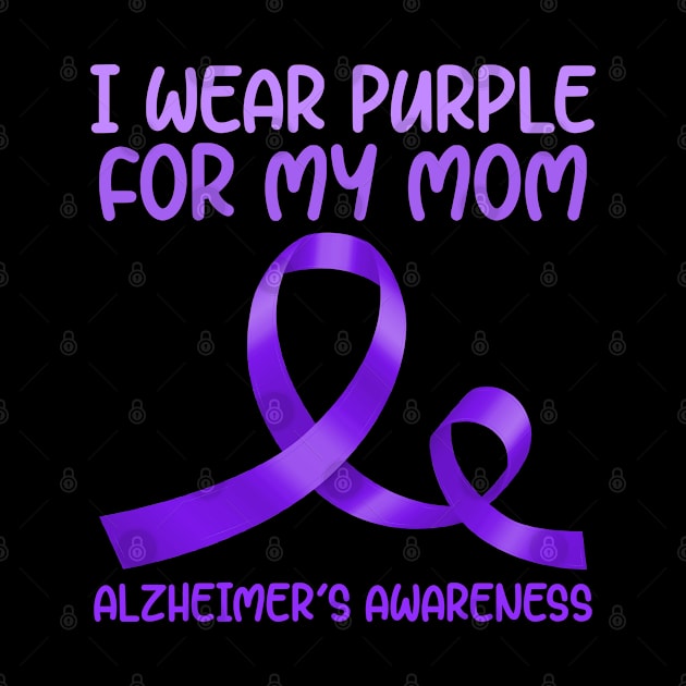 I wear purple for my mom by Caskara