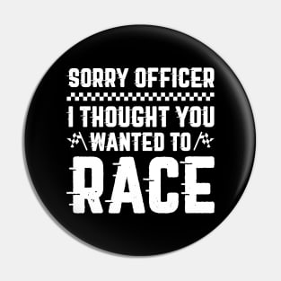 Sorry Officer Pin