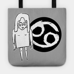 Cancer Zodiac Woman, Cancer Sign Girl Tote