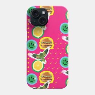 Burger Pattern - Zine Culture Phone Case