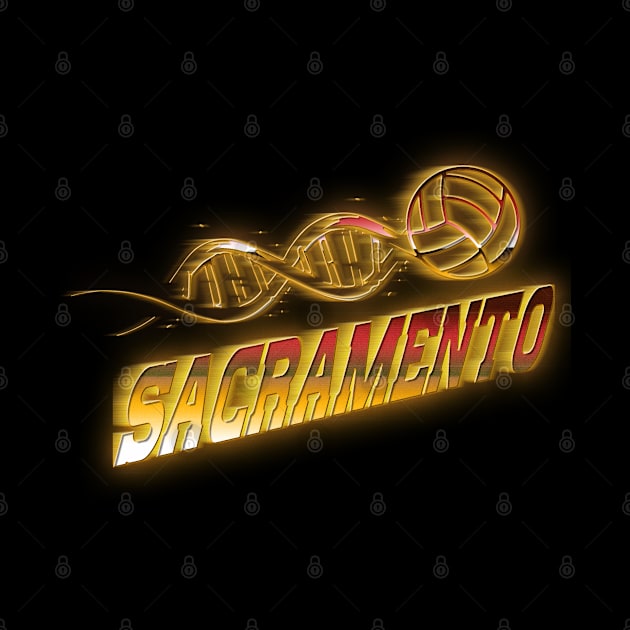 Graphic Basketball Sacramento Proud Name Teams Vintage by Frozen Jack monster