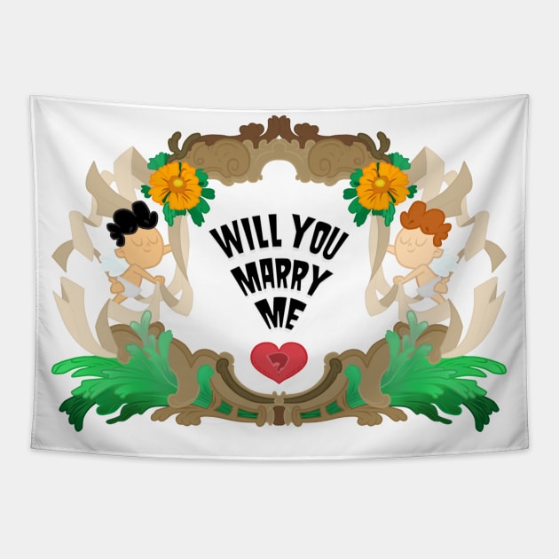 TD Marriage proposal Tapestry by CourtR