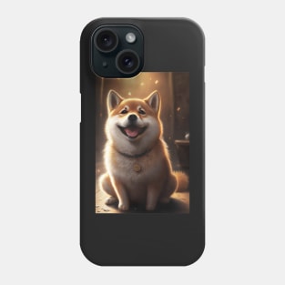 Happy Shiba Inu Dog Phone Case