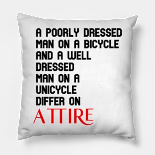 cycles and attire Pillow