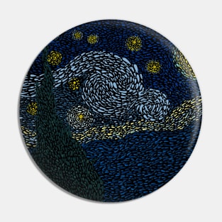 Starry Night Pin