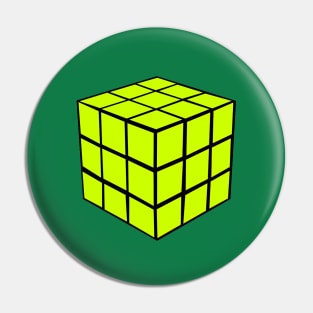 Green Cube Pin