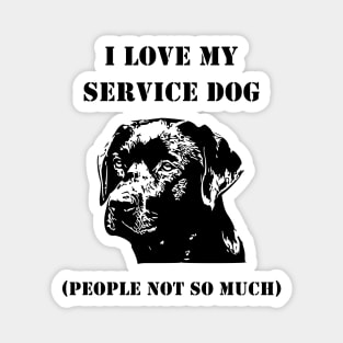Labrador Service Dog Magnet