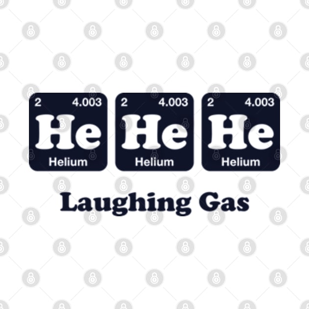 He He He Laughing Gas Periodic Table by Three Meat Curry