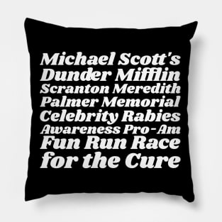 Dunder Miflin Fun Run Pillow