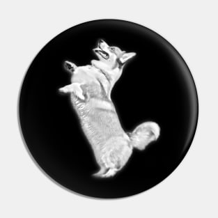 Pembroke Welsh Corgi Jump Design Pin