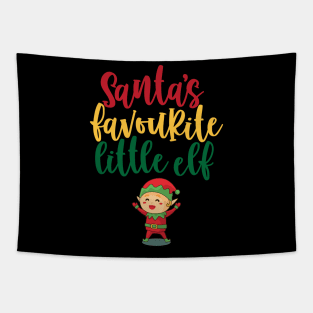 Santa's Favorite Little Elf Tapestry