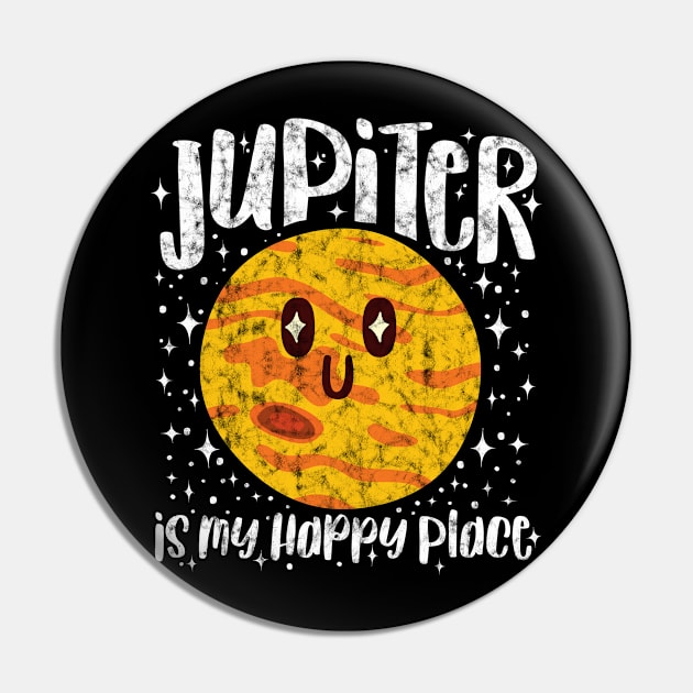 Jupiter is My Happy Place Pin by jomadado