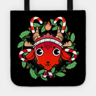 Xmas - Christmas Reindeer Baphomet Tote