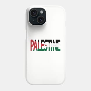 Palestine creative typography design Phone Case