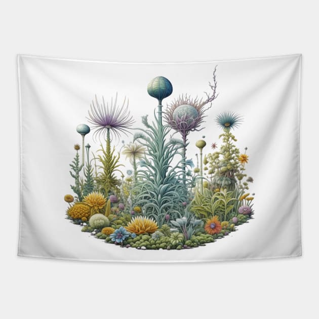 Trees in the imagination world Tapestry by Elysium Studio