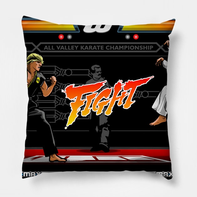 Karate Fighter Pillow by CoDDesigns