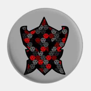 Dragons of Tarkir - D20 pattern grey Pin