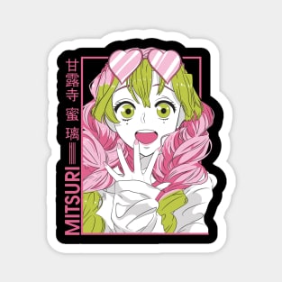 Demon Slayer Mitsuri Love Hashira Design Magnet