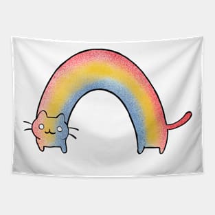 Rainbow cat Tapestry