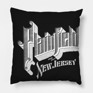 Vintage Plainfield, NJ Pillow