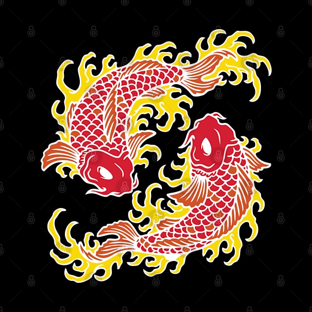 Koi Fish by Allbestshirts