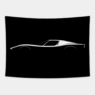 Lamborghini Miura Silhouette Tapestry