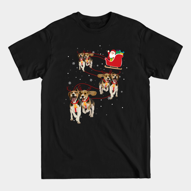 Beagle Christmas Funny Christmas Gift - Beagle Christmas - T-Shirt