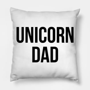 Unicorn dad funny t-shirt Pillow