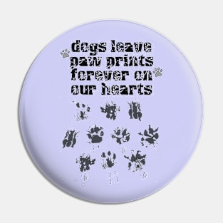 Paw Prints Forever Pin