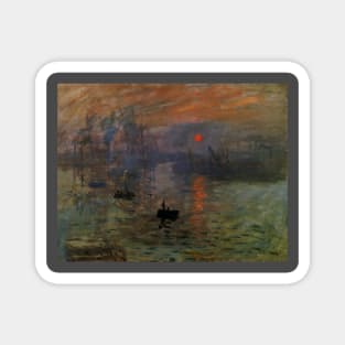 Impression, Sunrise by Claude Monet Magnet