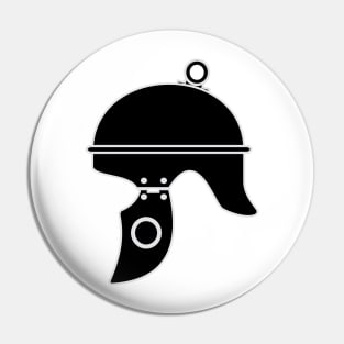 Republican Roman Helmet (Black) Pin