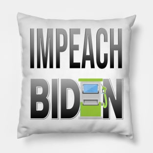 IMPEACH BIDEN I DID THIS GAS PUMP DESIGN STICKER DESIGN Pillow