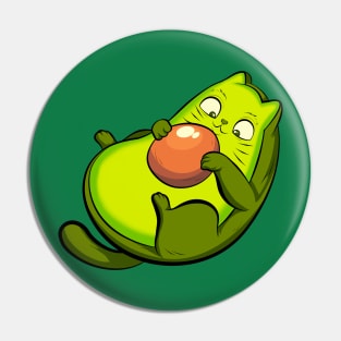 avocat cute avocado funny cat Pin