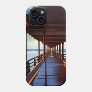 Pier Oil Painting Artwork Phone Case