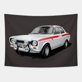 Mk 1 Ford Escort Mexico in white Tapestry