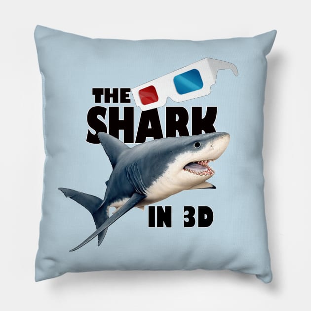 Shark Movie Pillow by valentinahramov