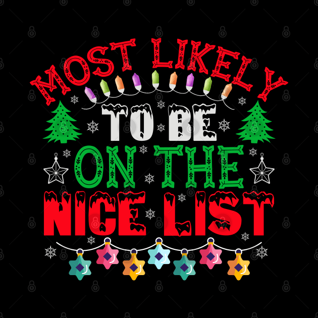 Most Likely To Be On The Nice List by MZeeDesigns