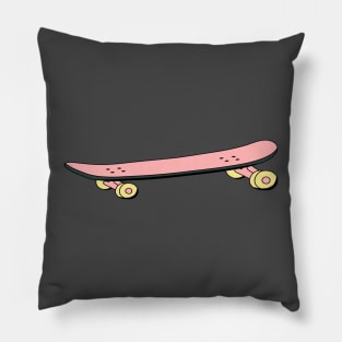 how to ride a skateboard, skateboard target Pillow