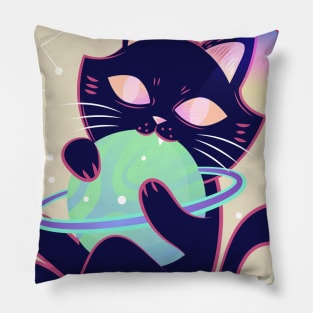 Space Cats Are Cool Pillow