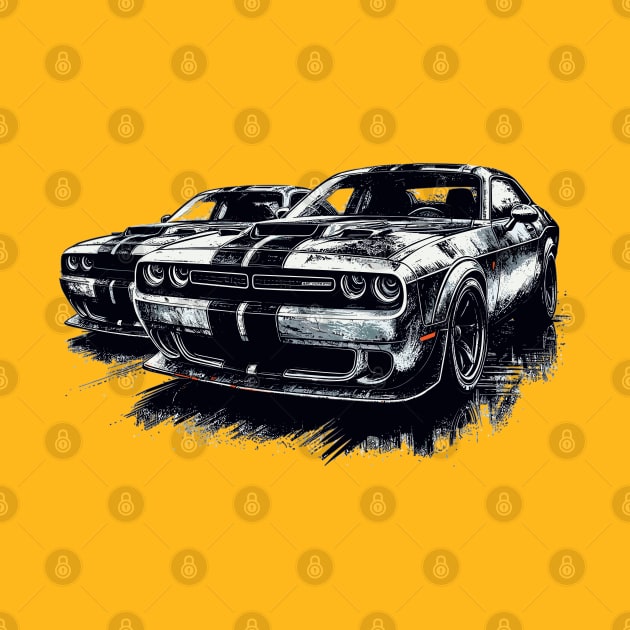 Dodge Challenger by Vehicles-Art