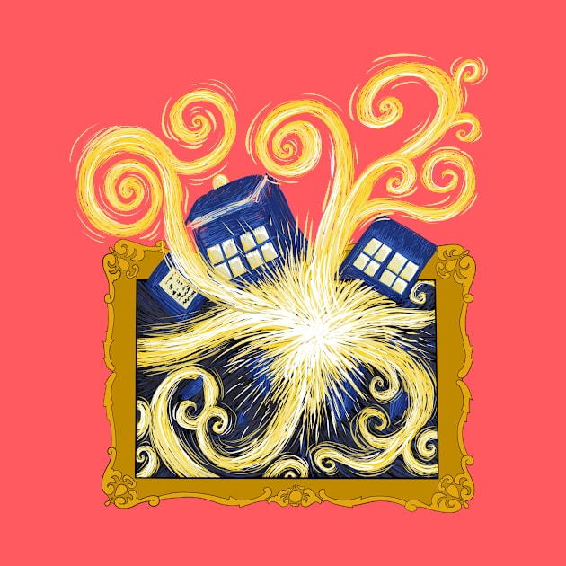 Exploding Tardis - Doctor Who by Creighcreigh