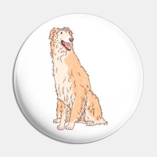 Borzoi Pin