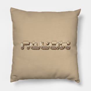 Relax (gold) Pillow