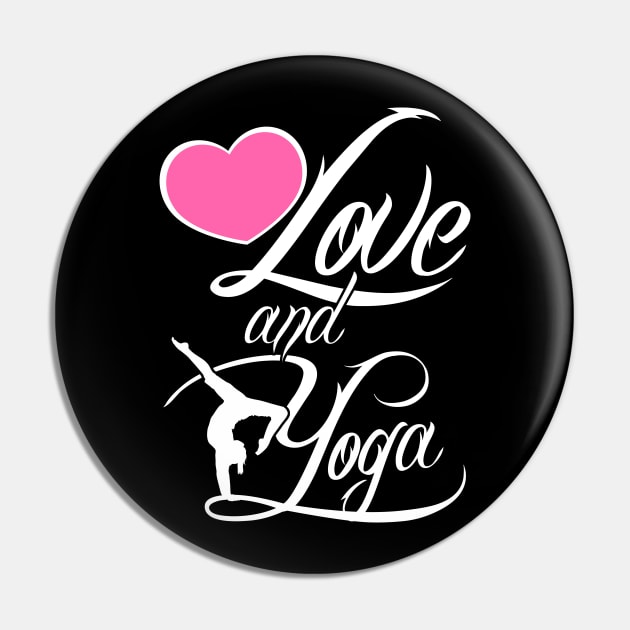 Love and Yoga Pin by Stoney09