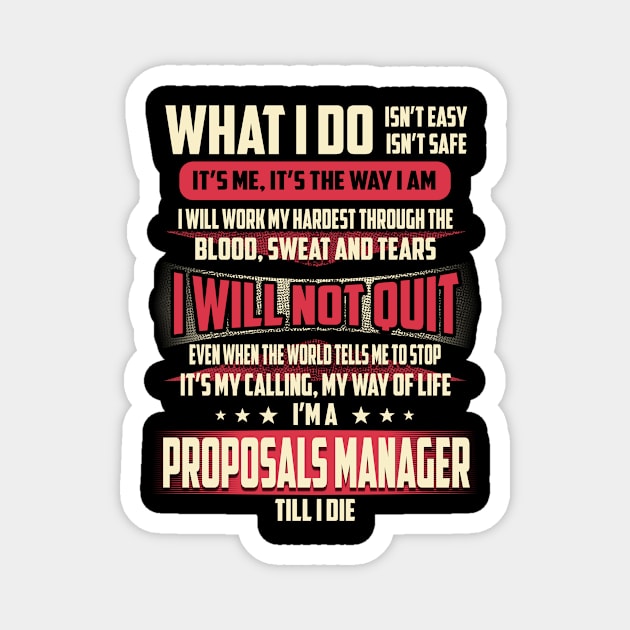 Proposals Manager What i Do Magnet by Rento