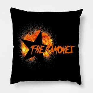 Ramones star sun fall Pillow
