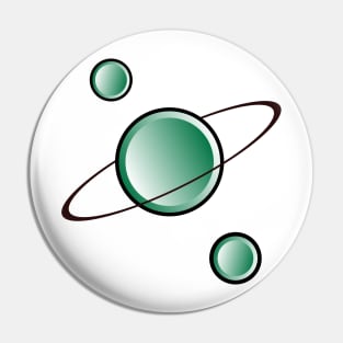 The Green Planet Pin