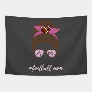 Pink Football Mom Tapestry