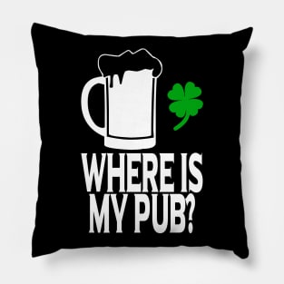 pub beer ireland Pillow